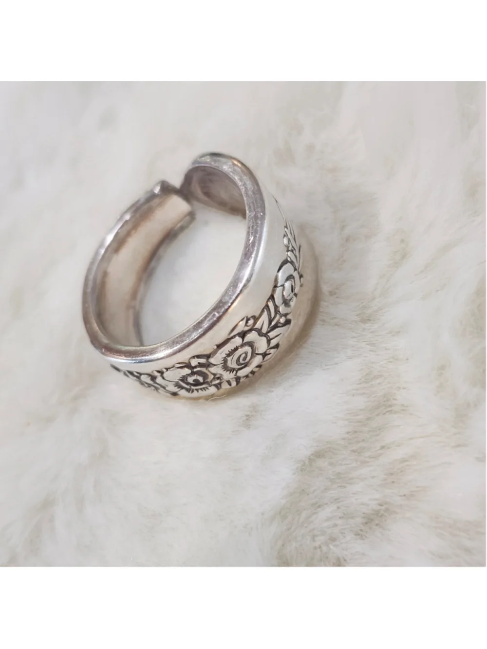 Silverwear Ring Size 7 ONEIDA silverplate ROYAL ROSE